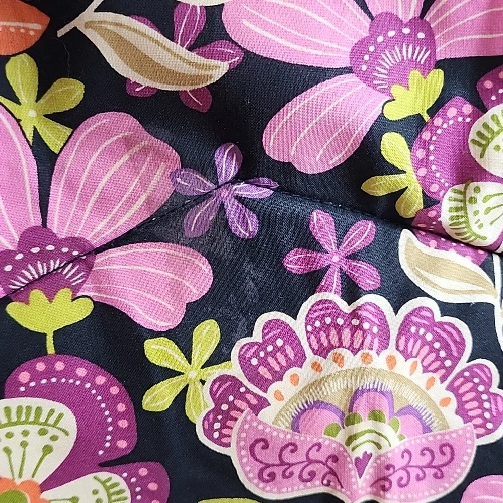 Vera Bradley Pirouette Pink floral large campus backpack padded laptop slot - Picture 3 of 14